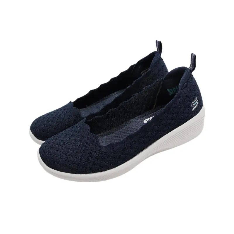 Skechers Arya Slip-Resistant Low-Top Casual Shoes Women's Blue-2