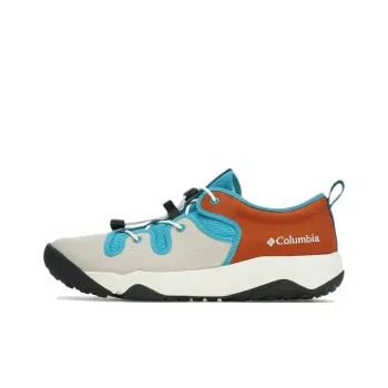 Columbia Anti-Slip Wear-Resistant Low-Top Casual Shoes Unisex Gray Orange