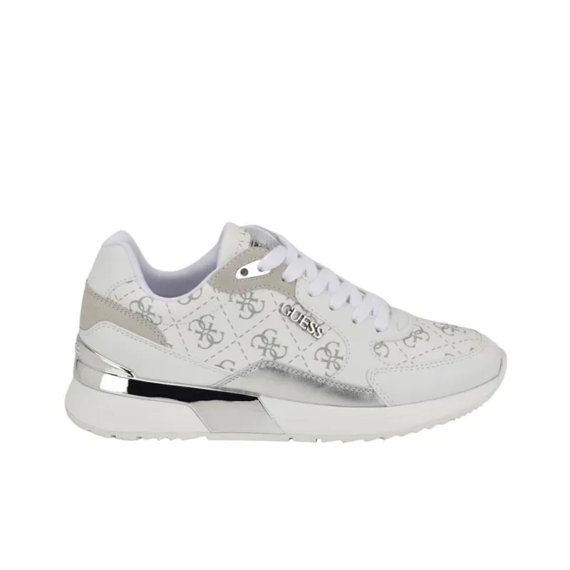 GUESS Quattro G Low-Top Casual Shoes Women's White-1