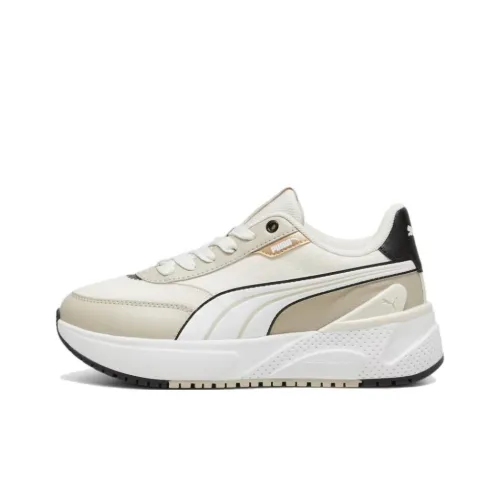 PUMA R78 Anti-Slip Wear-Resistant Low-Top Casual Shoes Women's Ecru Gray