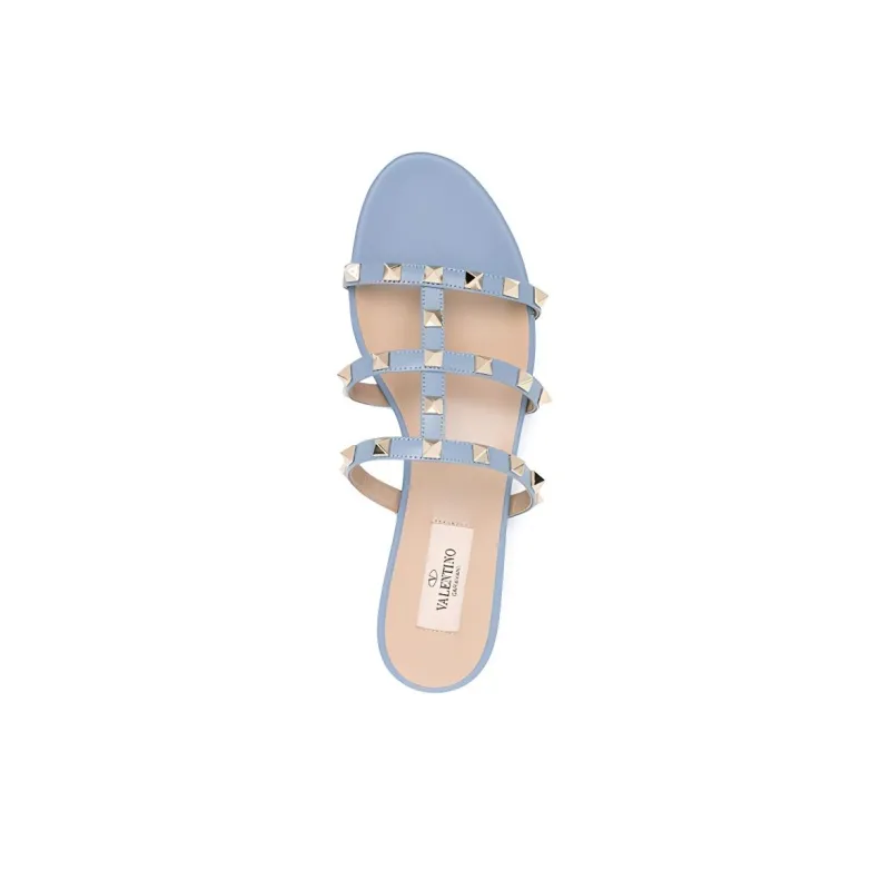 Valentino Garavani Rockstud Flat Sandals-4
