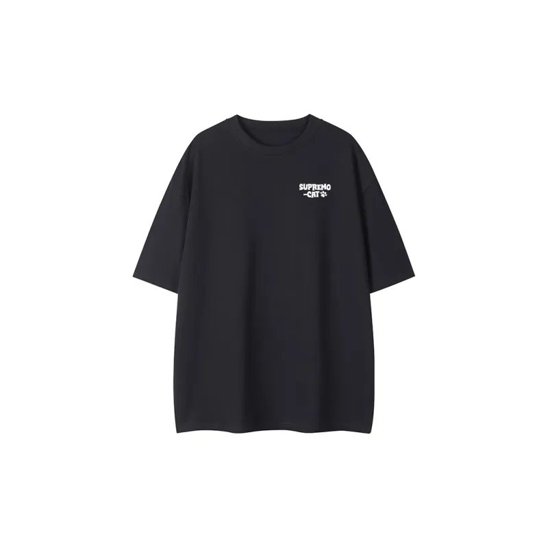 Supremo Cat T Shirts Unisex-5
