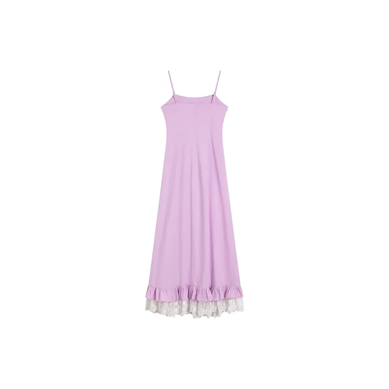 Ouyang Slip Dresses Women's Hyacinth Purple-1