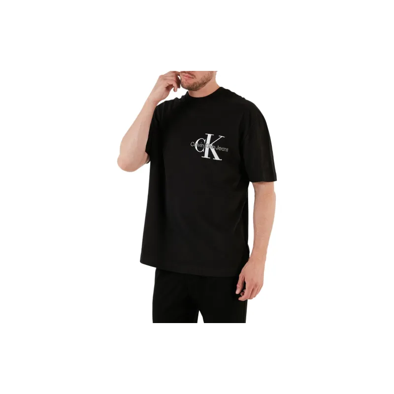 Calvin Klein Logo embroidered Cotton T shirt-3
