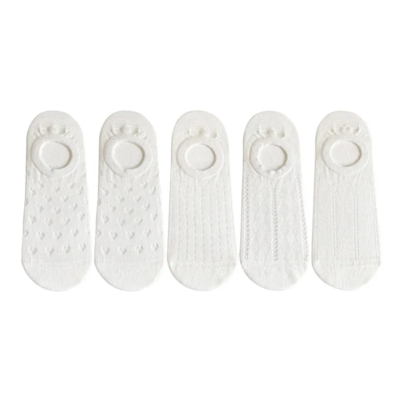 XXLLG No Show Socks Women's 5 Pack-6