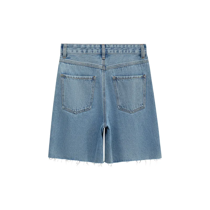 AMII Denim Shorts Women's Denim Blue-1