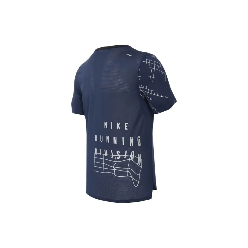 Nike Dri-FIT Run Division Rise 365 T-Shirt Men's Marine Blue-2