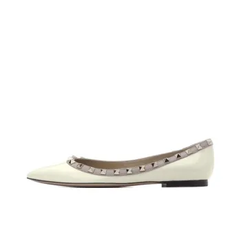 Valentino Rockstud Women's Casual Shoes Women's White