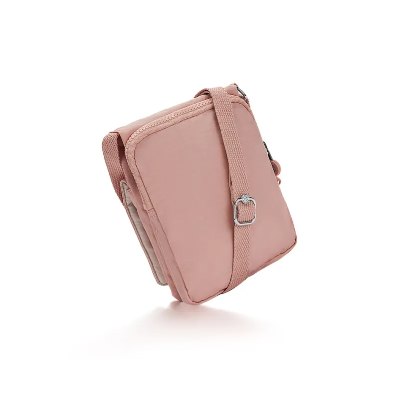 Kipling Cell Phone Pouch, Shoulder Bag Polyamide Regular Unisex Delicate Pink-4