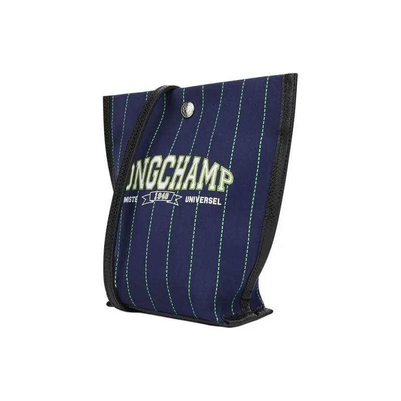 LONGCHAMP Cotton With Polyester Shoulder Bag, Crossbody Bag Women's Marine Blue-3