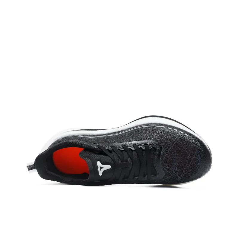 TREEPERI Low Top Carbon Plate Casual Marathon Training Sprint Running Shoes Unisex Cosmic Black-5