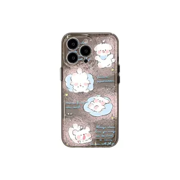 GYKZ TPU Material Pink Cream Puppy Impact-Resistant Fully Enclosed Phone Case Compatible With IPhone 13/Apple 14/15.