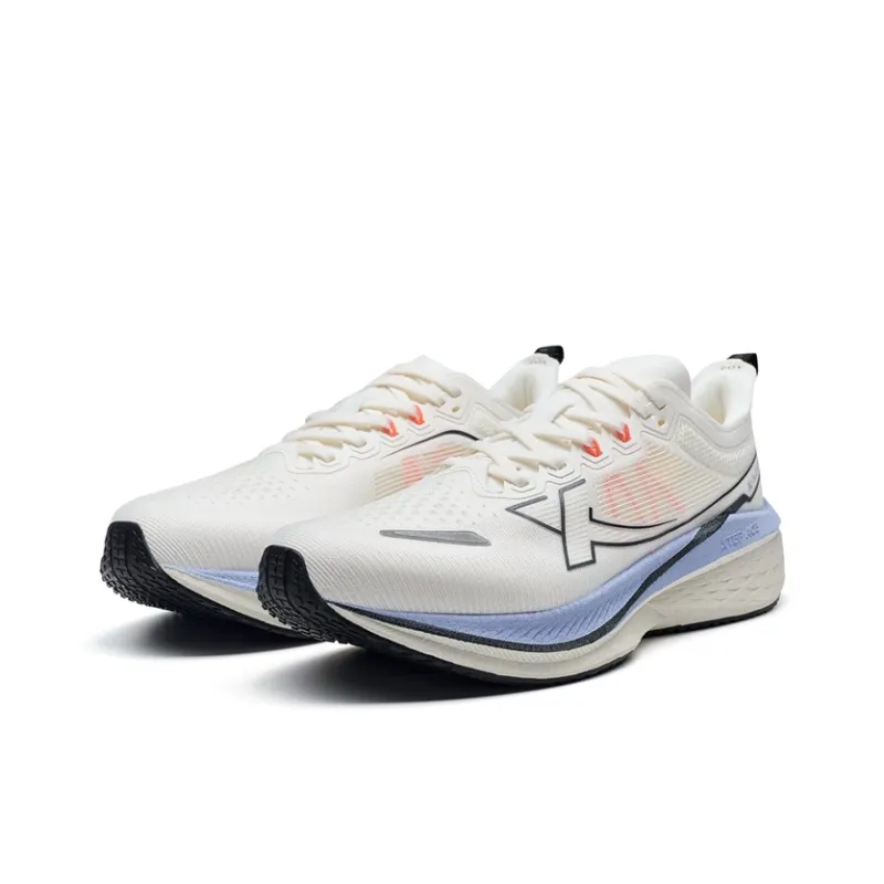 XTEP Five point Speed 2.0 Cushioning Low Top Running Shoes Women's Canvas White/Black-2