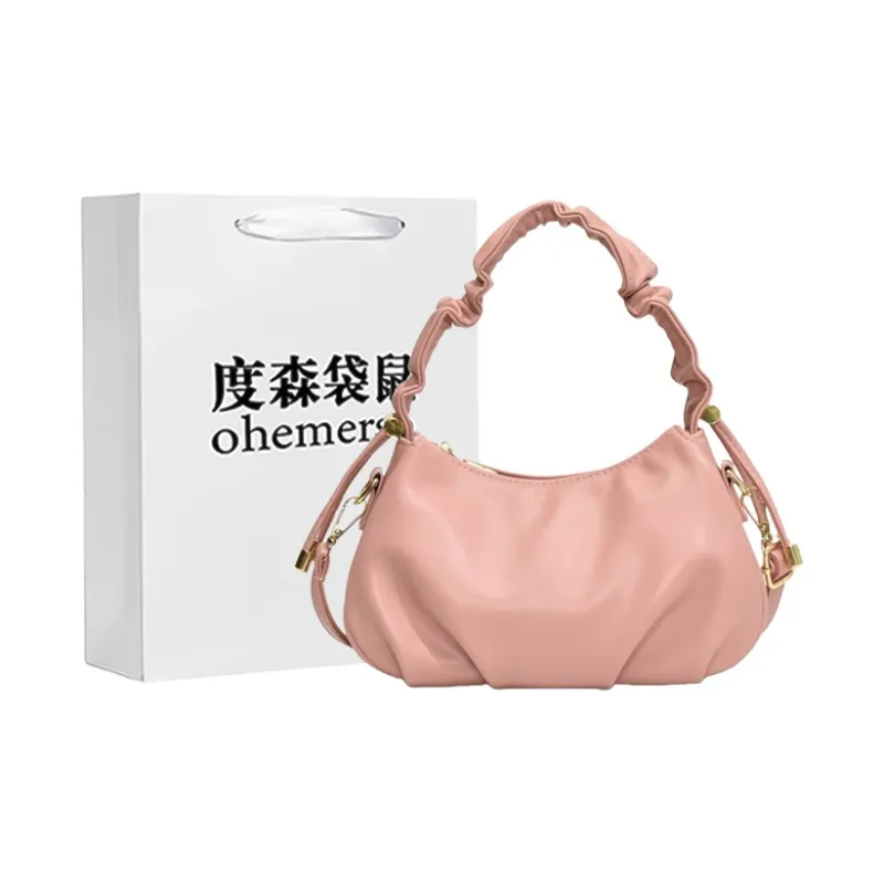Dusen Kangaroo PU Handbag, Crossbody Bag Women's Multicolor-17