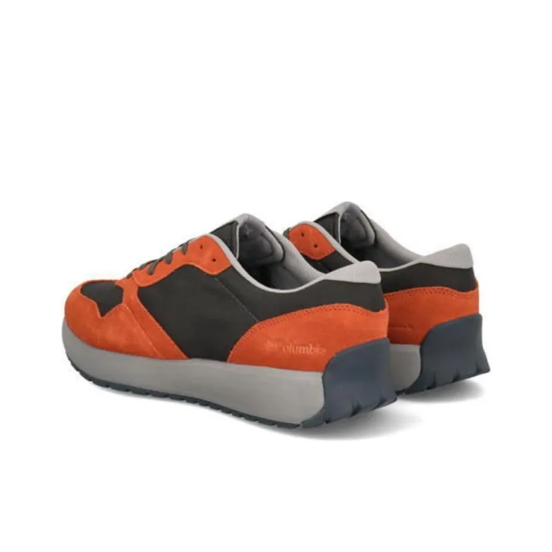 Columbia Anti Slip Wear Resistant Low Top Casual Shoes Unisex Orange Gray-3