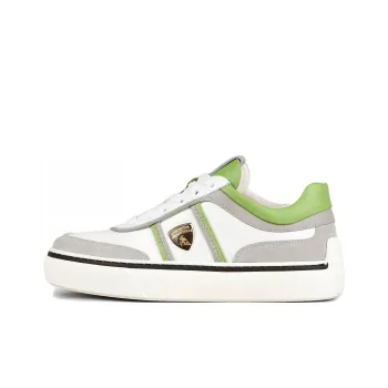 AUTOMOBILI LAMBORGHINI x TOD'S Low-Top Skateboard Shoes Women's Gray Green