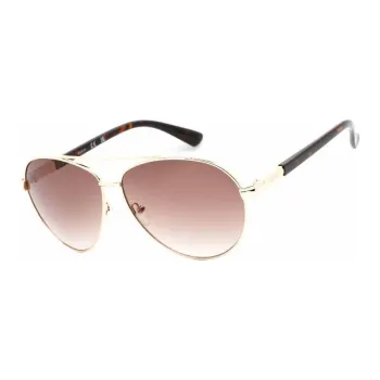 GUESS Metal Aviator Sunglasses Men's Gold