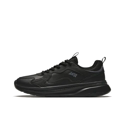 ANTA Life Collection Casual Shoes Men Low-Top Black/Steel Gray