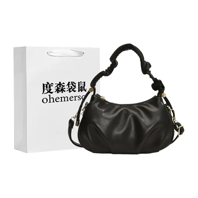 Dusen Kangaroo PU Handbag, Crossbody Bag Women's Multicolor-10