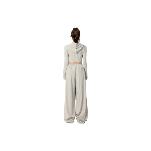DRAGON FACE Casual Suit Women's Heather Gray
