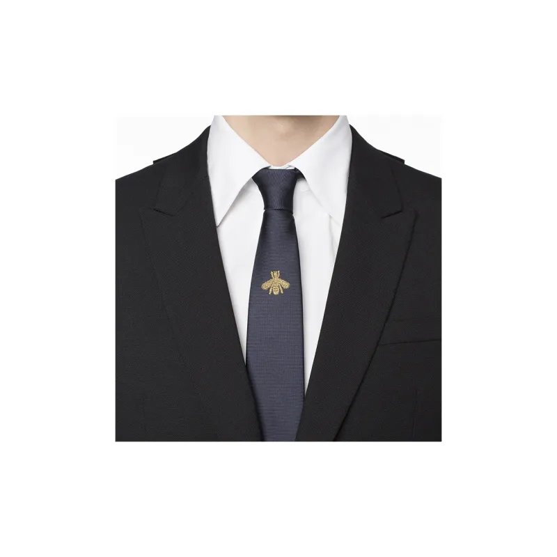 GUCCI Ties Men Navy Blue-2