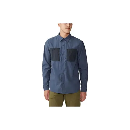 MOUNTAIN HARDWEAR Shirts Men Blue