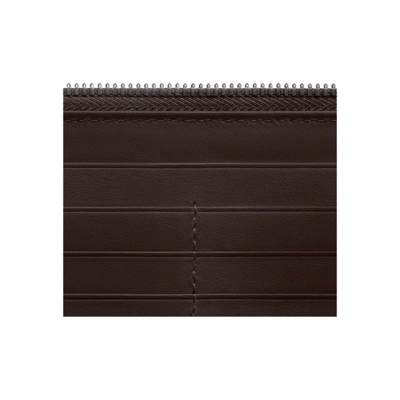 Bottega Veneta Calfskin Wallet Men's Dark Brown-3