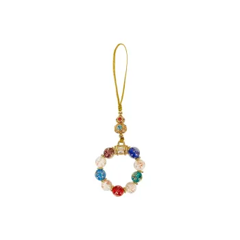 The British Museum Colored Glaze Cell Phone Lanyard, Handbag Pendant Unisex