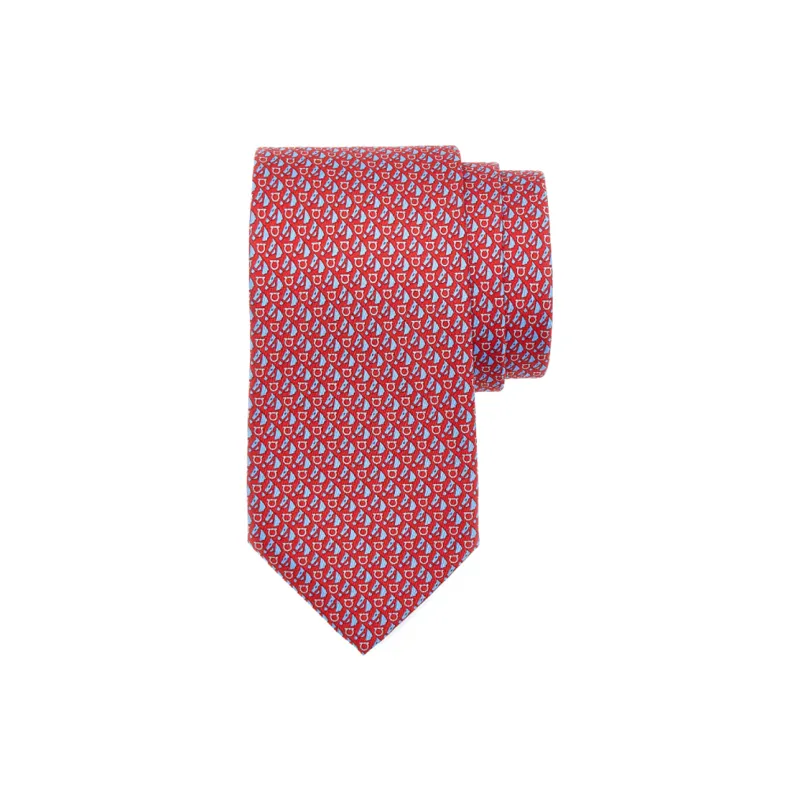 Ferragamo Fox print Silk Tie-1