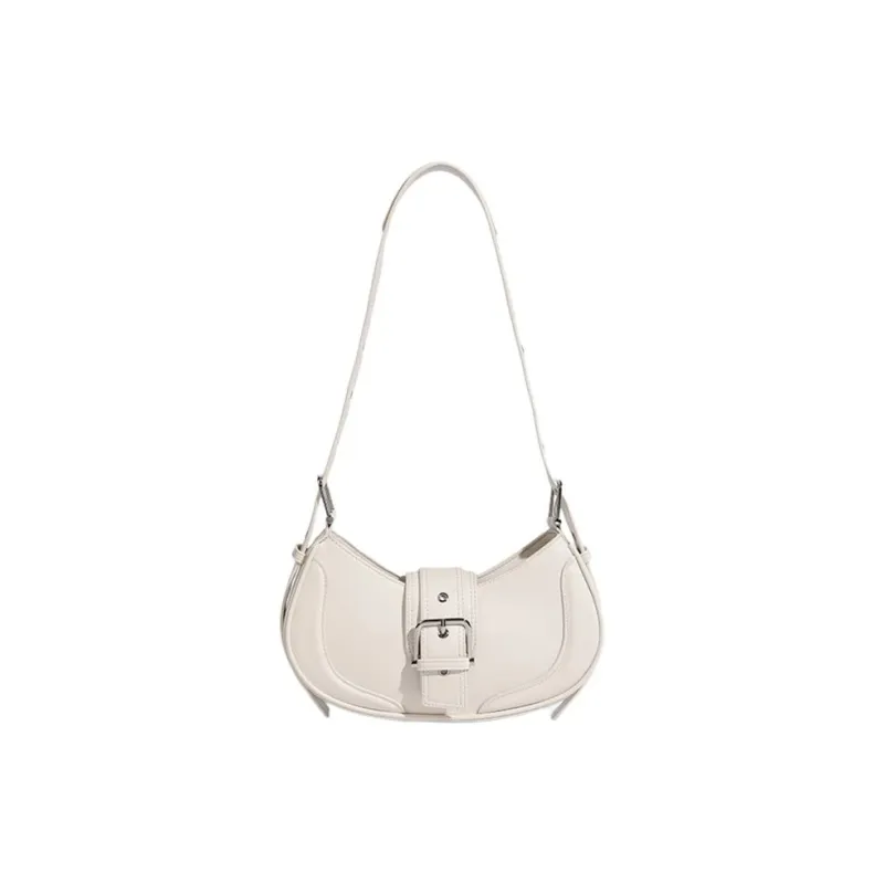 Carksky PU Crossbody Bag Shoulder Bag Women's Black/White-6