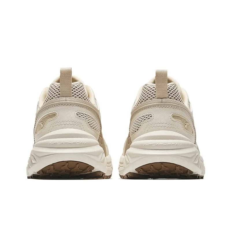 Anta Lightweight Low-Top Casual Running Shoes Women's Ecru-3