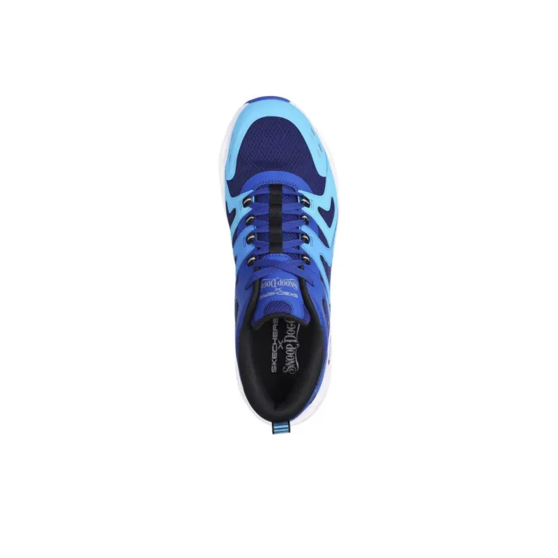Skechers SNOOP Anti Slip Wear Resistant Low Top Casual Shoes Men's Blue-3