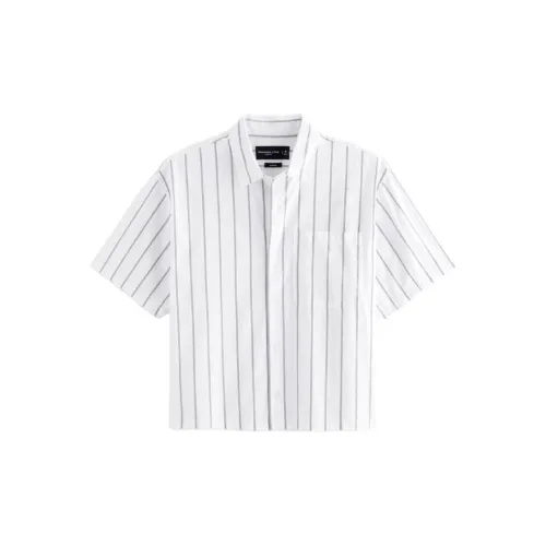 Abercrombie＆Fitch Shirts Men White Background Stripes