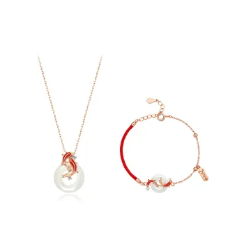 RINGLOVE Colored Glaze Necklaces Women's