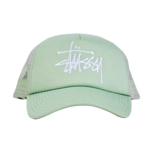 Stussy Polyester Baseball Caps Men's Green