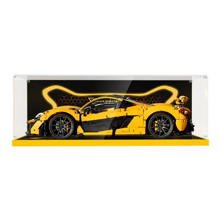 LIGHT YOUR BRICKS LeYiBai Compatibility Building Block 42172 McLaren P1 Racing Storage Box Model Accessories-10