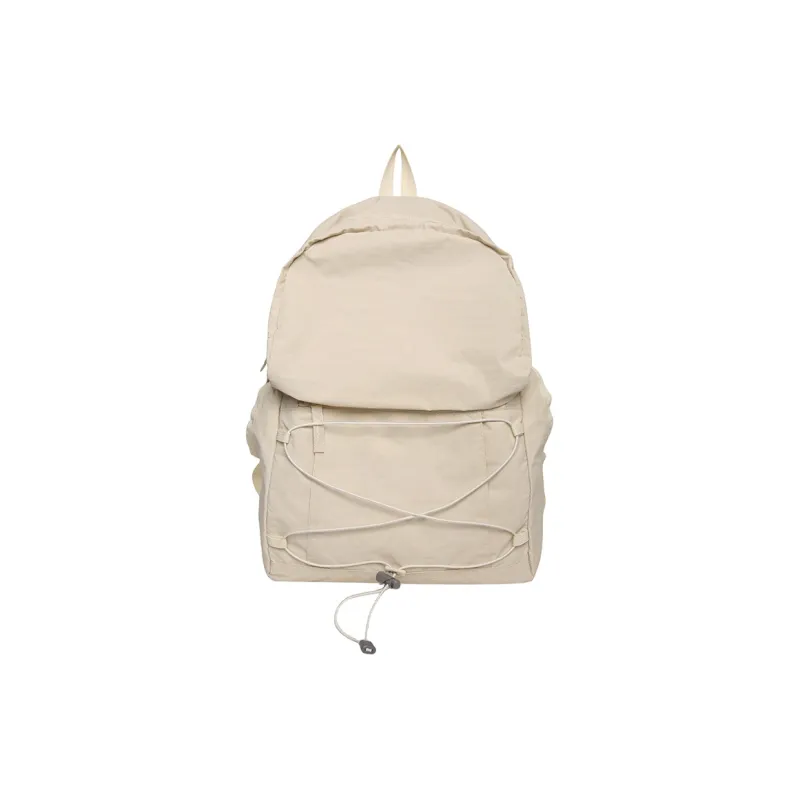 Travel Nylon Backpack Regular Women's Blue/Purple/Beige-15
