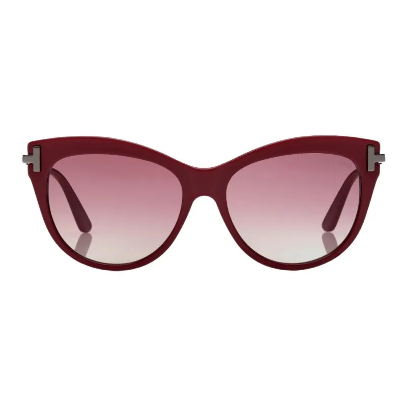 TOM FORD Acetate Cat Eye Sunglasses Unisex Red-1