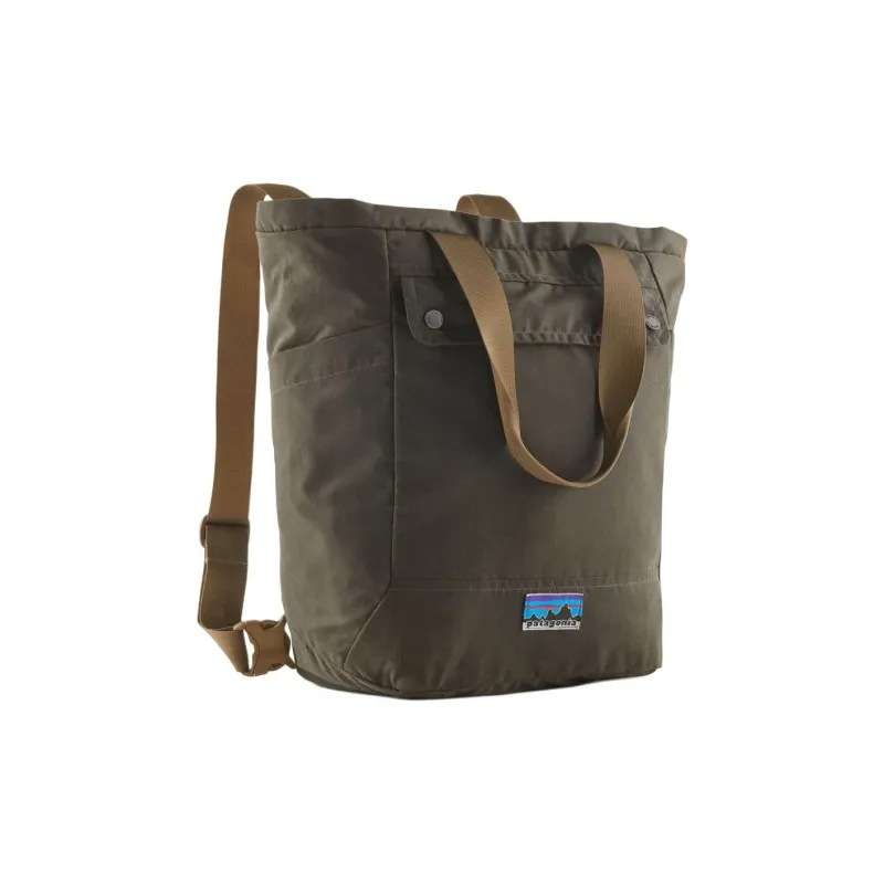 Patagonia Canvas With Cotton Tote Bag, Shopping Bag, Shoulder Bag, Handbag Regular Unisex Basin Green-0