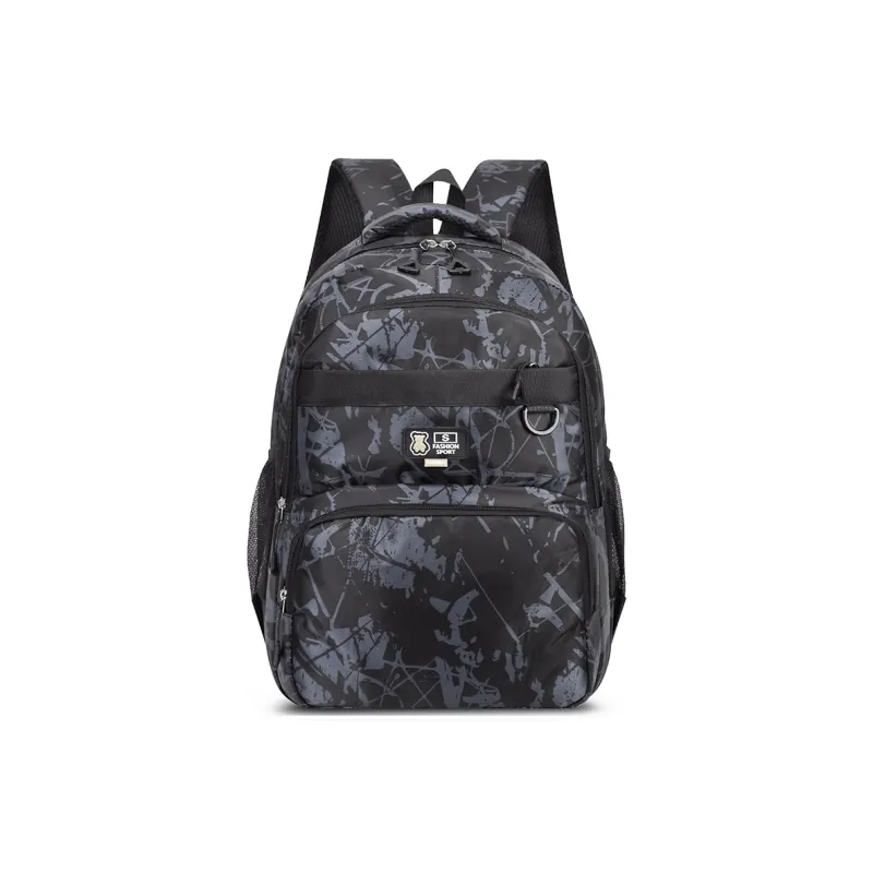 Dusen Kangaroo Oxford Backpack Regular Unisex Blue/Black Gray/Black Green/Black Blue-8