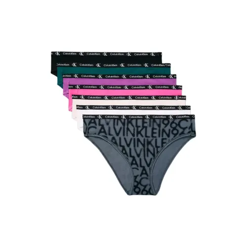 CALVIN KLEIN Underpants Women's 7 Pack June Bug Multicolor