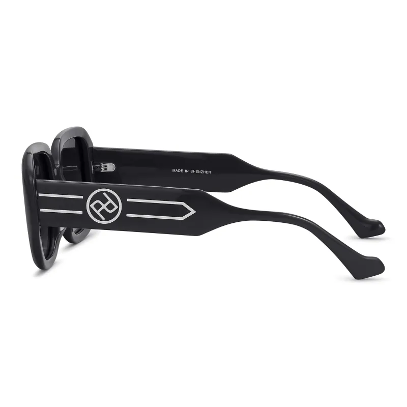 SUYAN Plate Frame Square Sunglasses Unisex-5