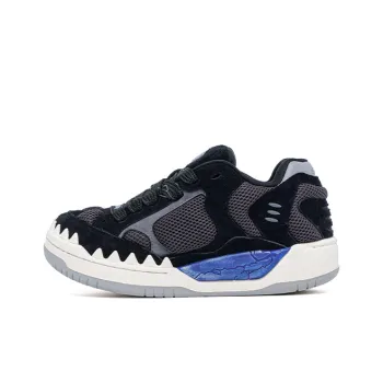 BBIMP Warm And Wear Resistant Low Top Skateboard Shoes Unisex Black