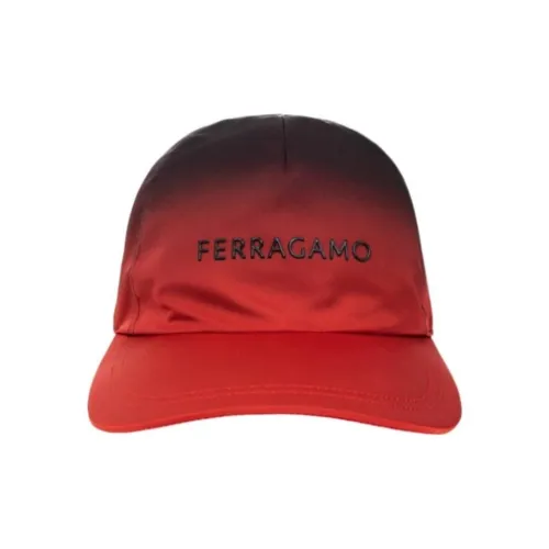 FERRAGAMO Cotton Baseball Caps Men's Red