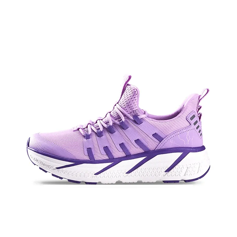 HOT POTATO Cushioned Wear-Resistant Lightweight Breathable Low-Top PO-EVA Casual Running Shoes Women's Purple-0