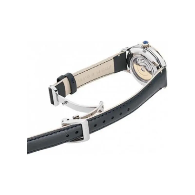 ORIENT STAR Mechanical Movement Cowhide Strap Watch 30.5mm Women's Watch Yellow Watch Dial-2