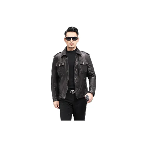 KAISER Leather Jackets Unisex Black