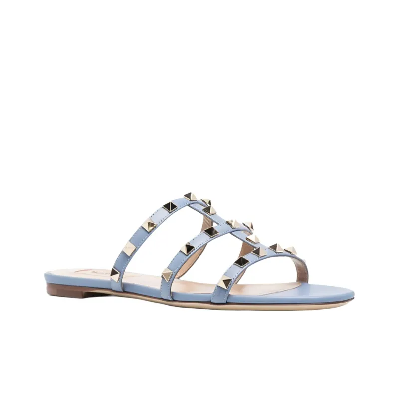 Valentino Garavani Rockstud Flat Sandals-2