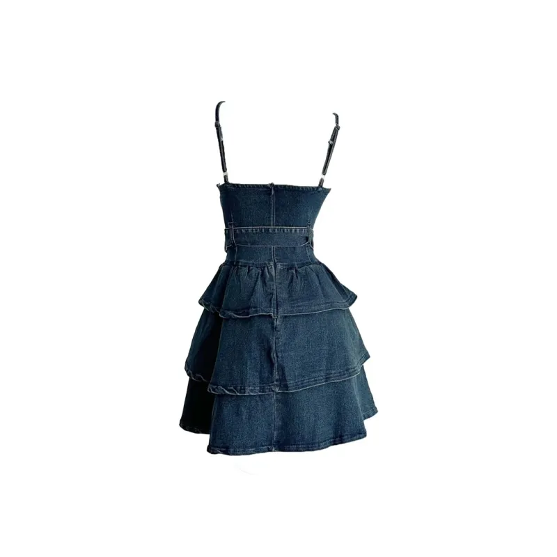 JOSR Slip Dresses Women's Denim-1