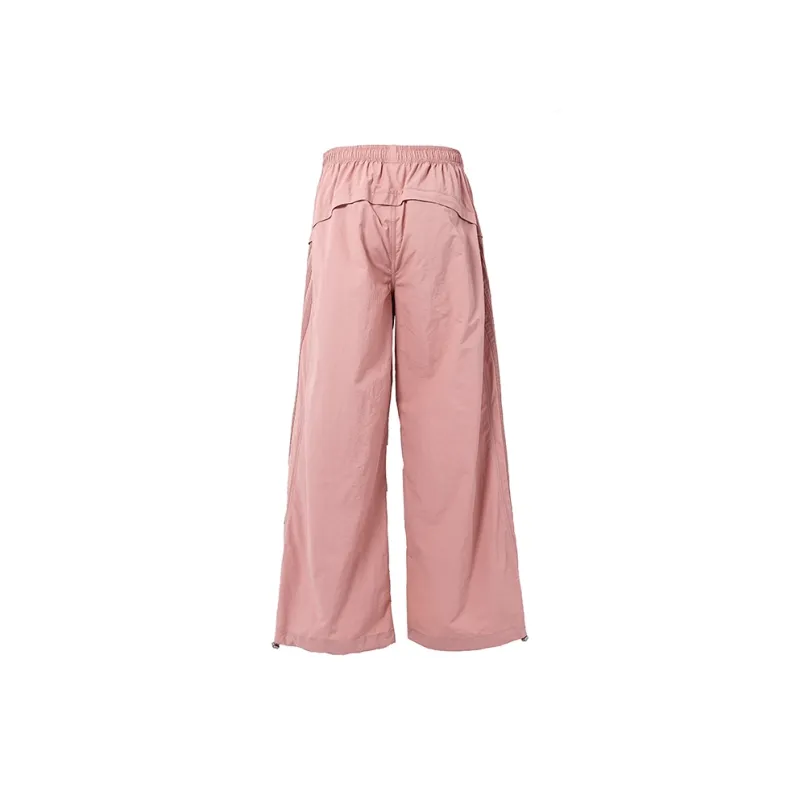 BENMYSHOWER Casual Pants Unisex Pink-1